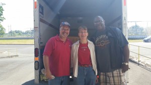 Joe and Gerald helped me pick out , load, and unload the stuff.