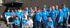 Great workers volunteered to paint Hope House